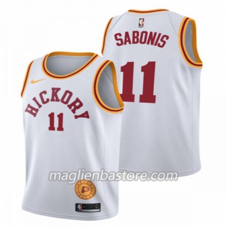 Maglia NBA Indiana Pacers Domantas Sabonis 11 Nike Classic Edition Swingman - Uomo